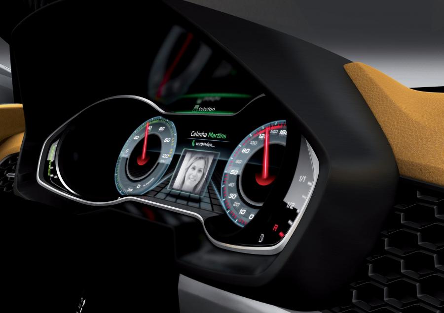 Панель приборов Audi Crosslane Coupe Concept 2012 года  (фото 5 из 47)